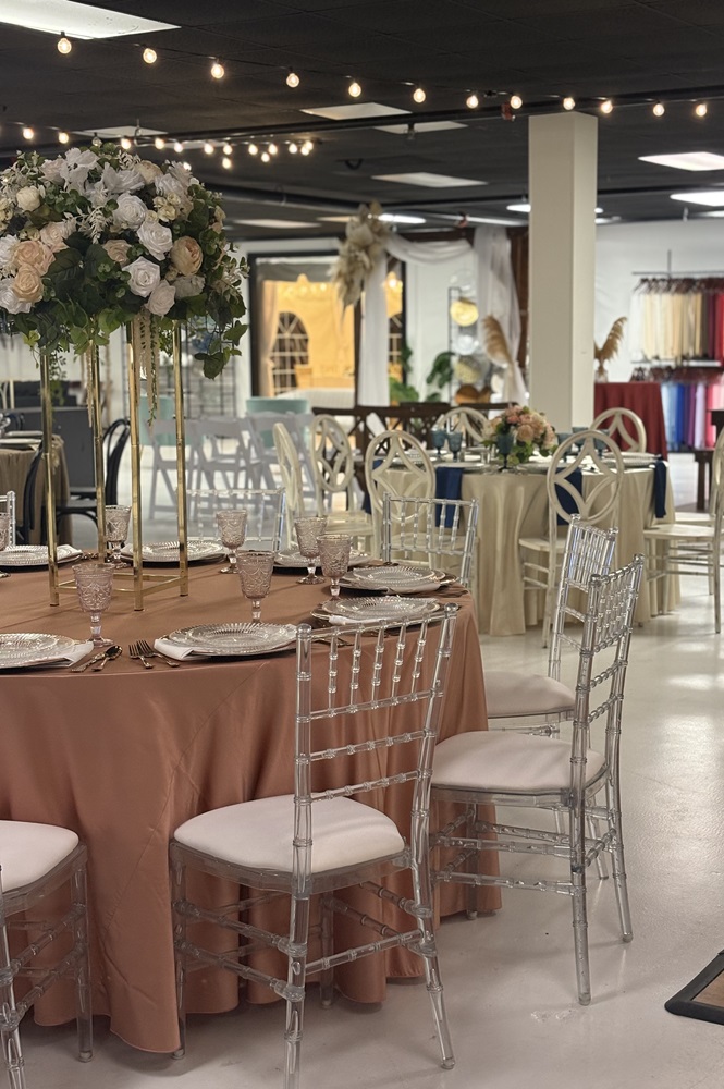 Party Rentals Showroom in Jacksonville