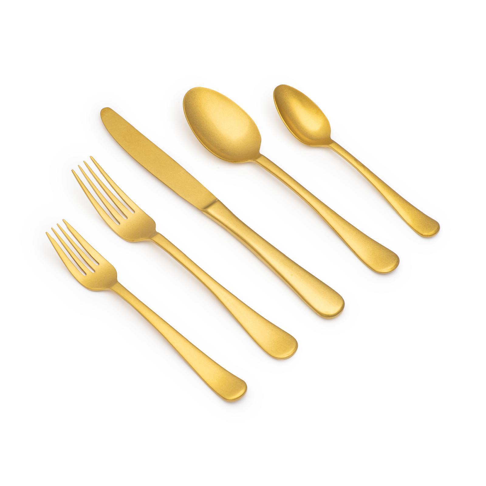 Rental store for RIZZO - BRUSHED GOLD FLATWARE in Jacksonville FL