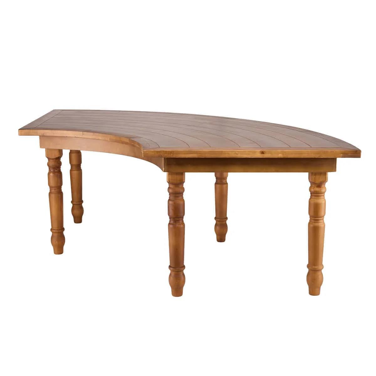 Rental store for FARM TABLE - CHESNUT SERPENTIN in Jacksonville FL