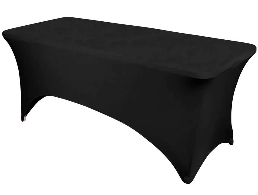 Rental store for SPANDEX FOR 6  TABLE - BLACK in Jacksonville FL