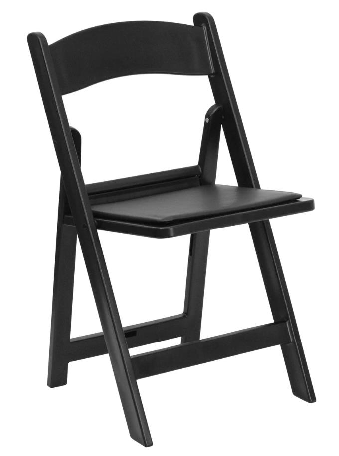 Rental store for BLACK RESIN PADDED CHAIR in Jacksonville FL