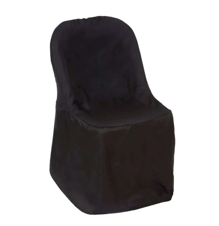 Rental store for FOLDING CHAIR COVER - BLACK in Jacksonville FL