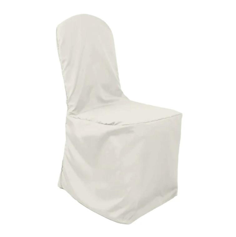 Rental store for BANQUET CHAIR COVER - IVORY in Jacksonville FL