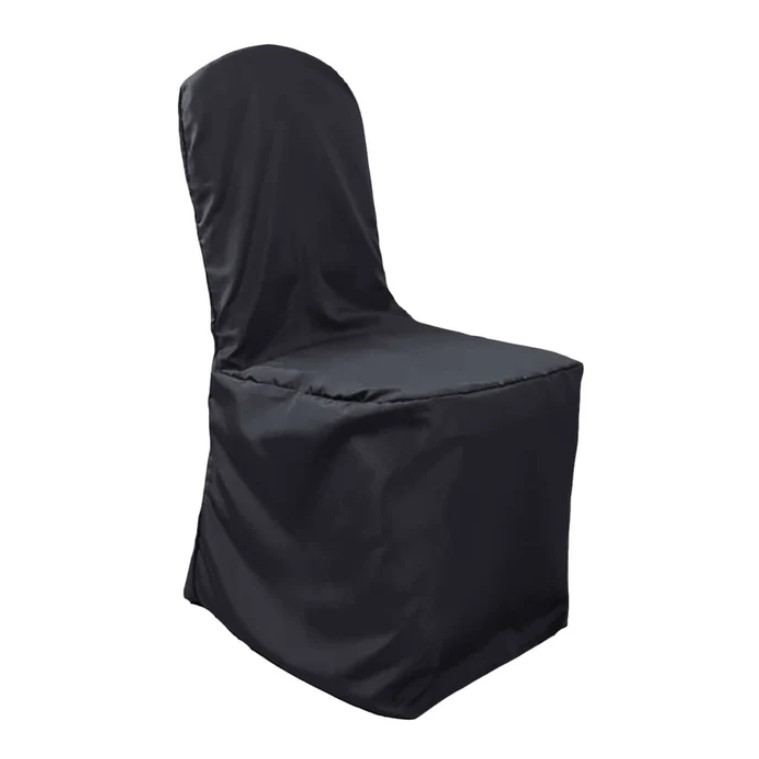 Rental store for BANQUET CHAIR COVER - BLACK in Jacksonville FL