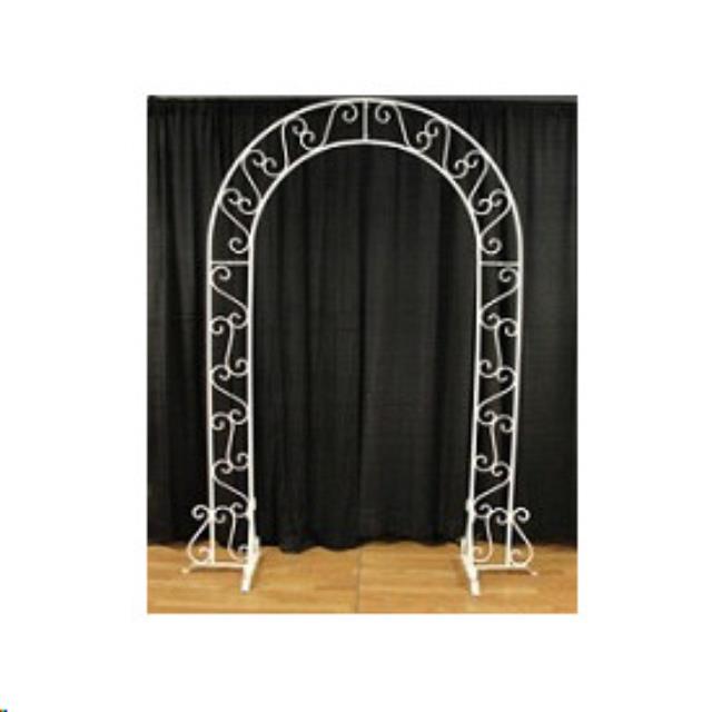 Rental store for FROSTED SILVER WEDDING ARCH in Jacksonville FL