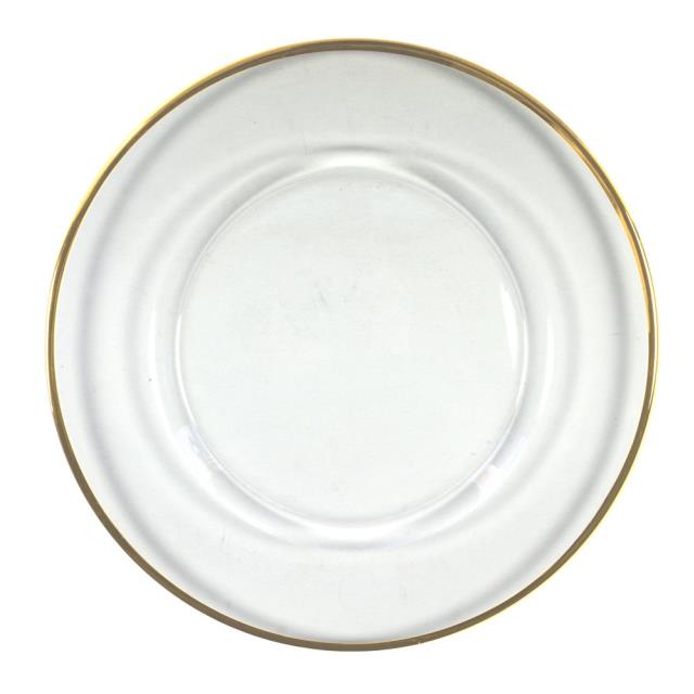 Rental store for CHARGER - GLASS WITH GOLD RIM in Jacksonville FL