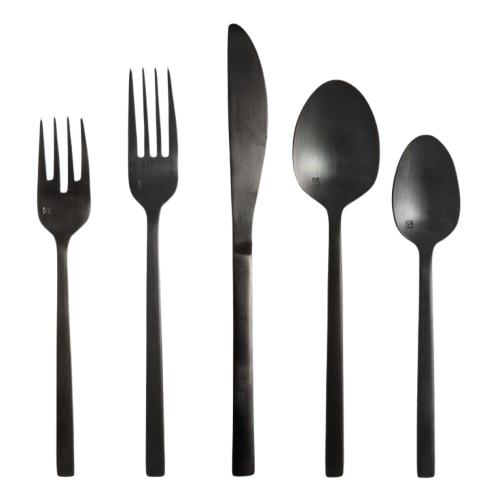 Rental store for AREZZO BRUSHED BLACK FLATWARE in Jacksonville FL