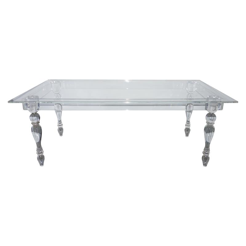 Rental store for TIFFANY TABLE - 8  ACRYLIC in Jacksonville FL