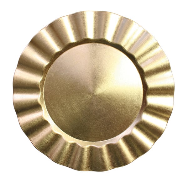 Rental store for CHARGER - GOLD RUFFLED RIM in Jacksonville FL