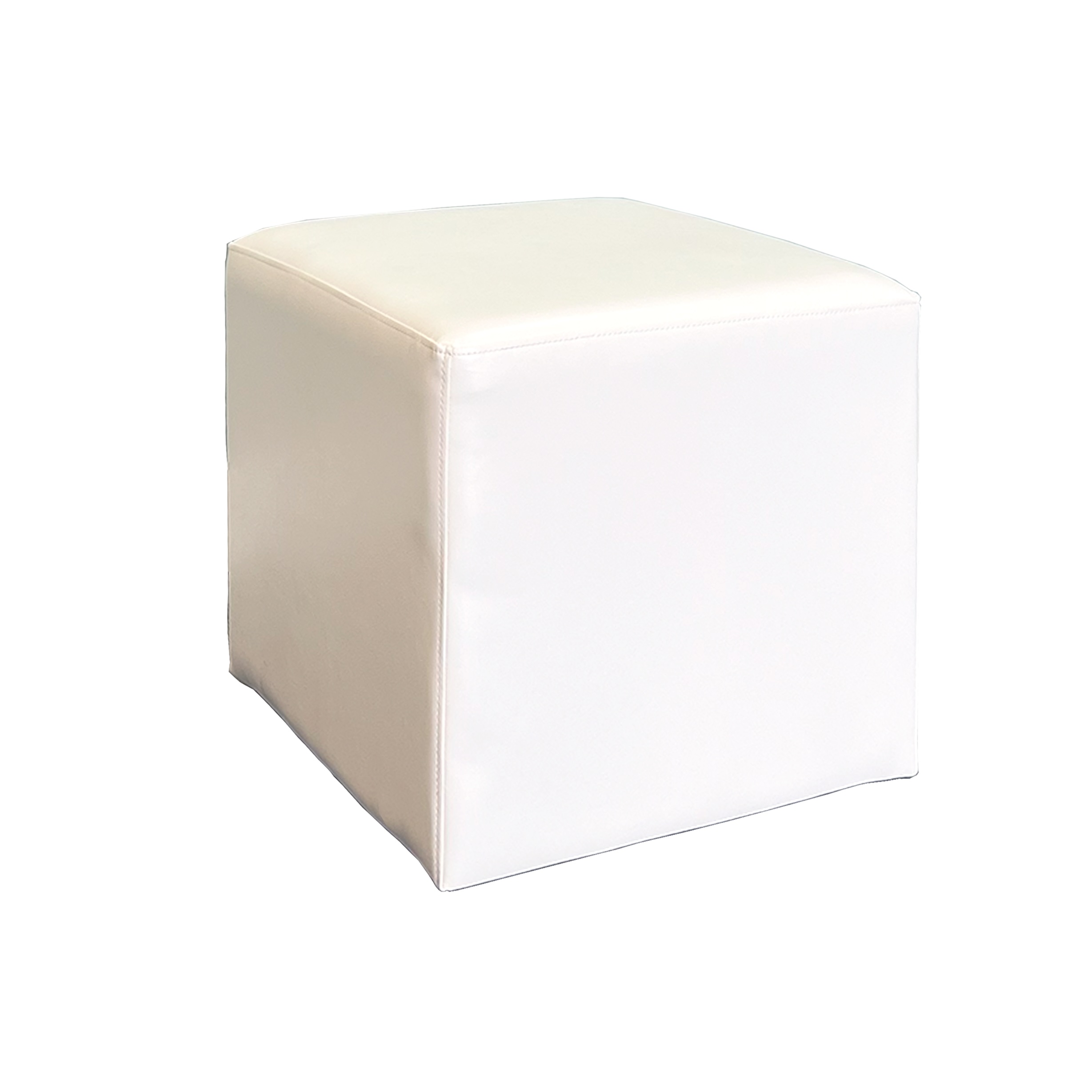 Rental store for WHITE LEATHER - OTTOMAN CUBE in Jacksonville FL