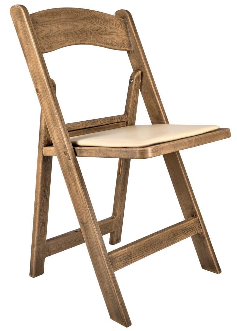 Rental store for CHESTNUT RESIN PADDED CHAIR in Jacksonville FL